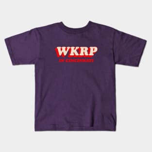 WKRP in Cincinnati Vintage Red Kids T-Shirt